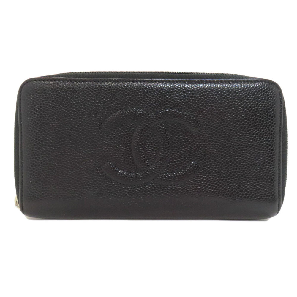 CHANEL Authentic Black Logo Wallet - Picture 11 of 11